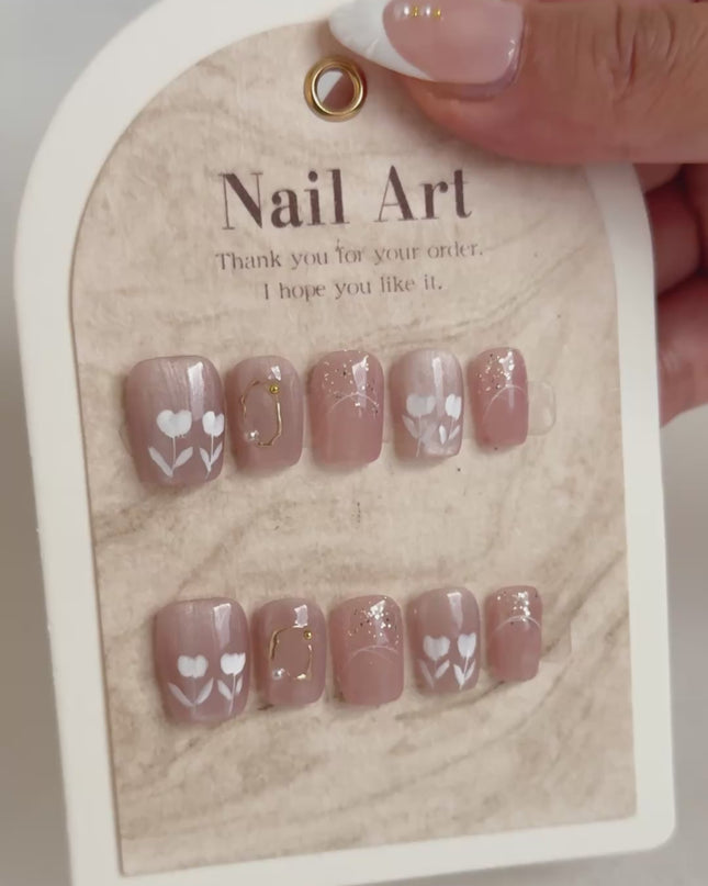 Blush Lily Press-On Nails
