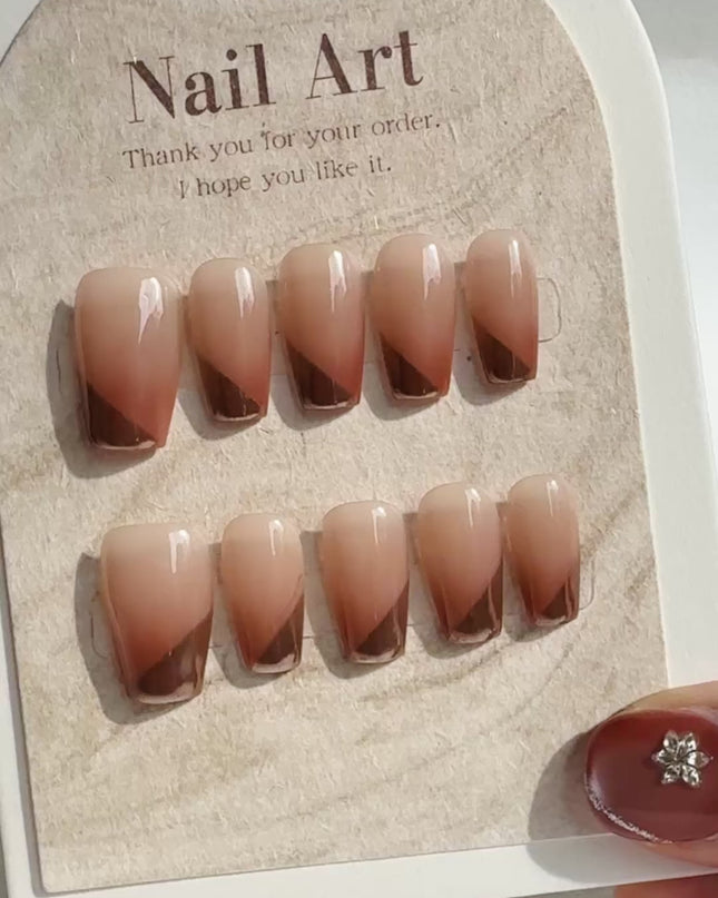 Chrome Tip Press-On Nails