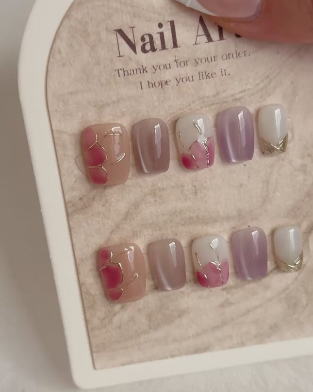 Petal Veil Press-On Nails