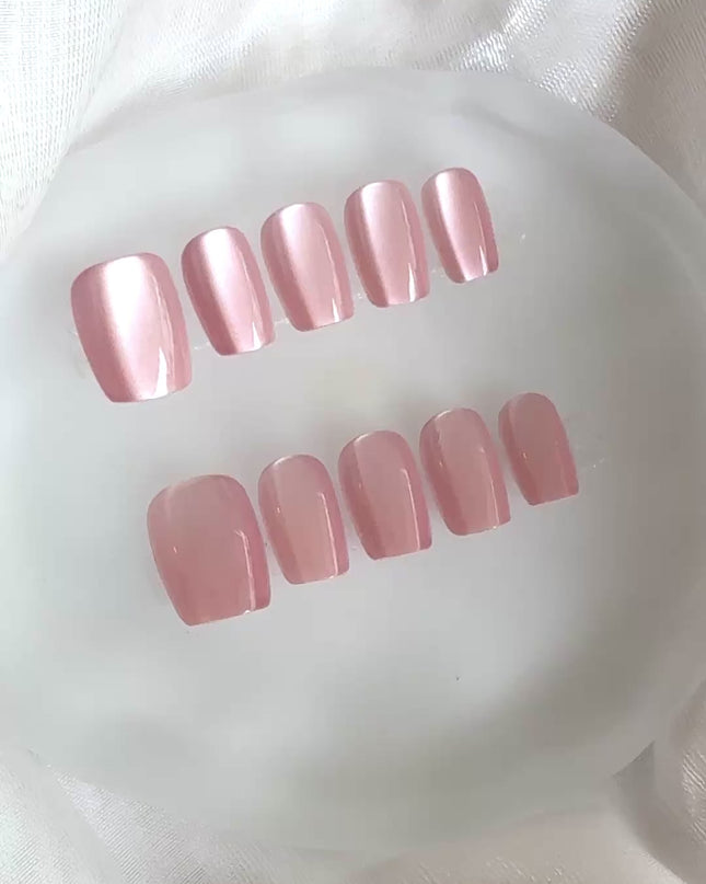 Rose Pink Ombré Press on Nails