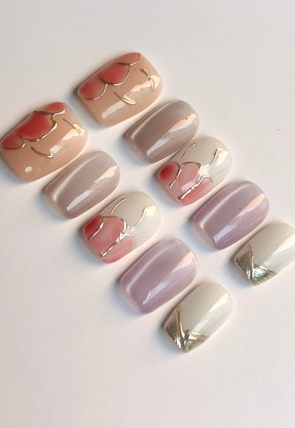 Petal Veil Press-On Nails