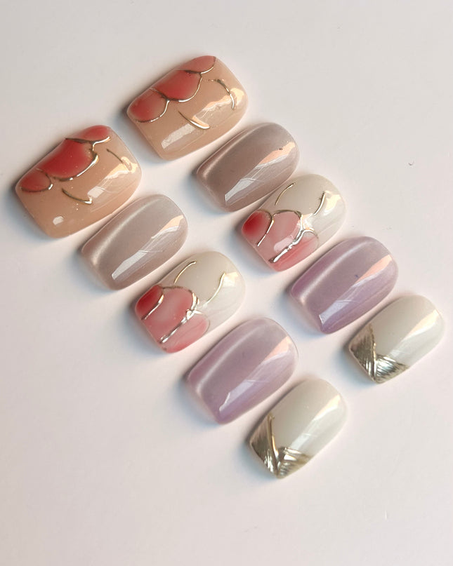 Petal Veil Press-On Nails