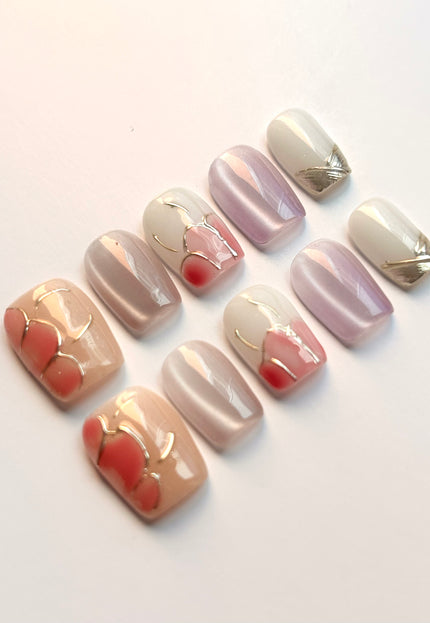 Petal Veil Press-On Nails