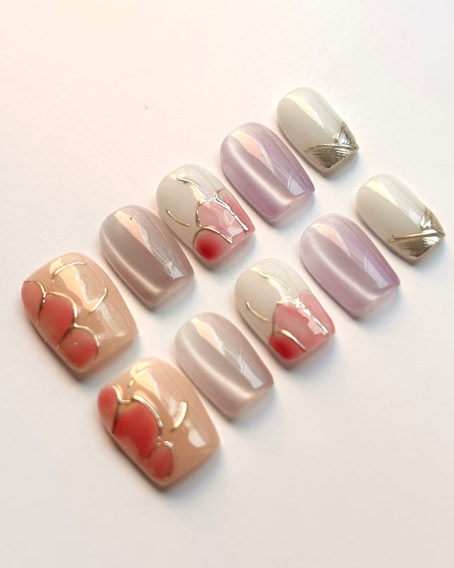Petal Veil Press-On Nails