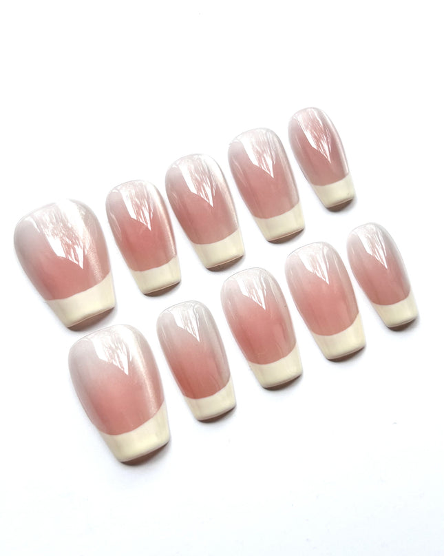 Nude French Tips Press On Nails