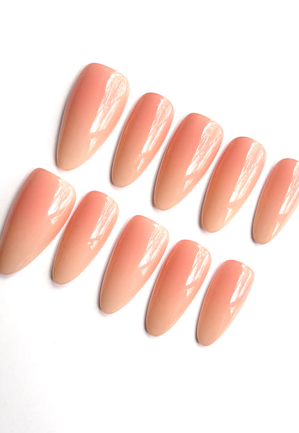 Nude Ombre Press On Nails