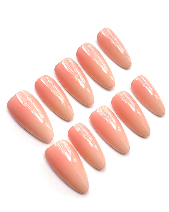 Nude Ombre Press On Nails