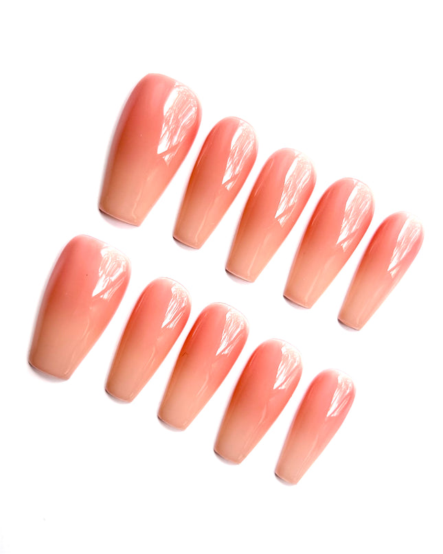 Pink Ombre Press On Nails