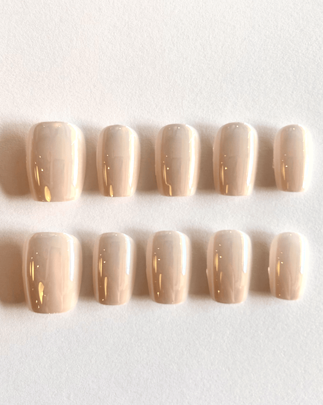 Nude Pearl Press on Nails