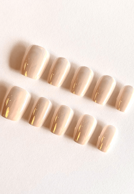 Nude Pearl Press on Nails