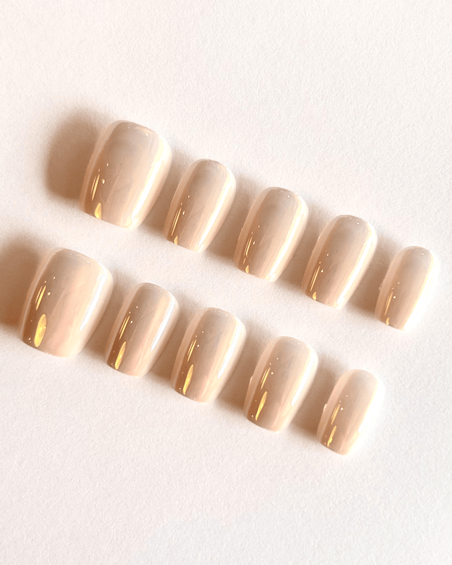 Nude Pearl Press on Nails