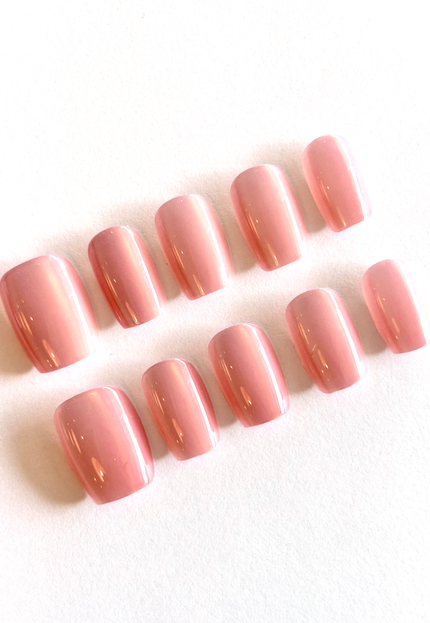 Rose Pink Ombré Press on Nails