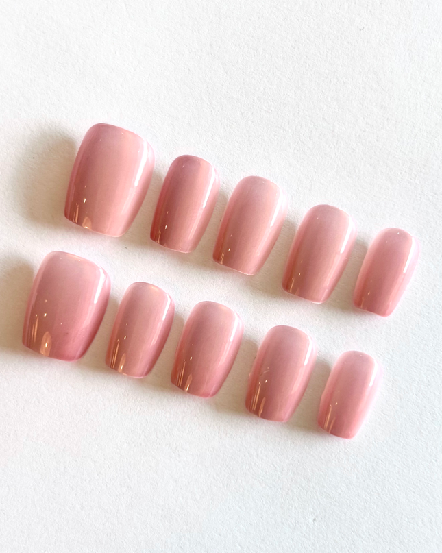 Rose Pink Ombré Press on Nails