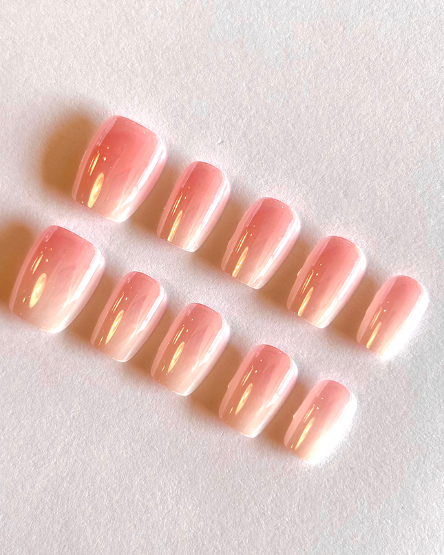 Nude Pink Ombré Press on Nails