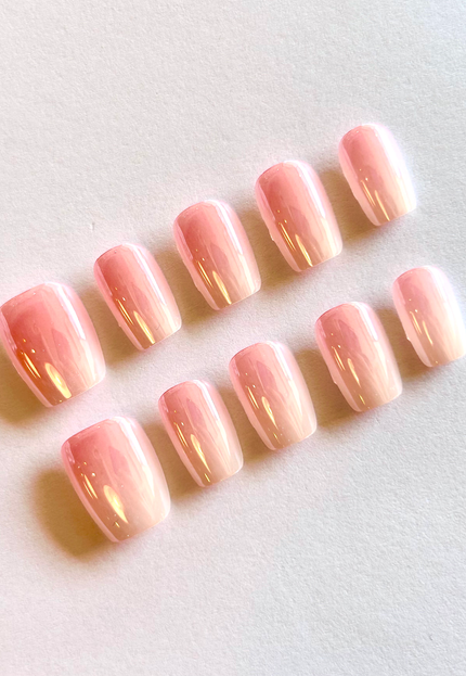 Nude Pink Ombré Press on Nails