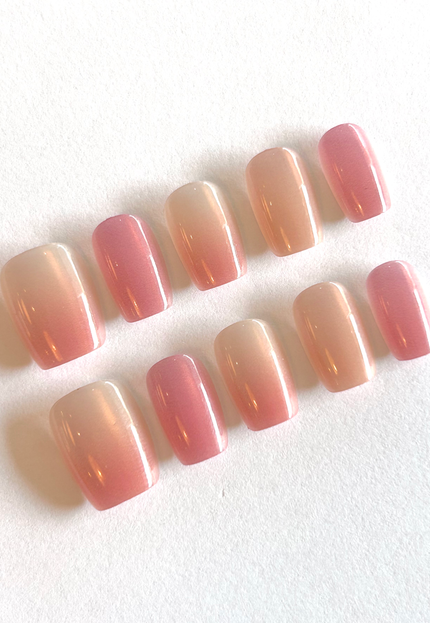 Pink Ombré Press on Nails