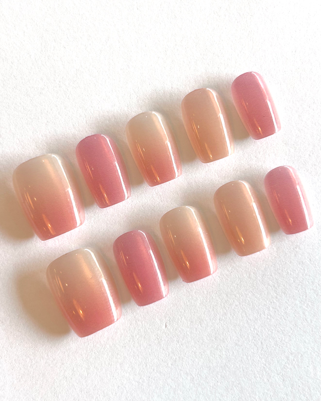 Pink Ombré Press on Nails
