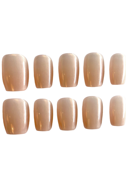 Pearl Nude Press on Nails