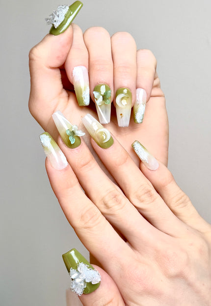 Butterfly 3D Press On Nails