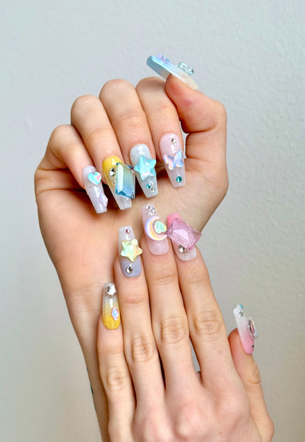 Jelly Charms Press On Nails