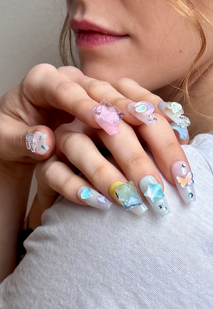 Jelly Charms Press On Nails