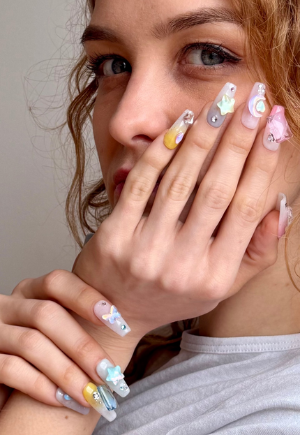 Jelly Charms Press On Nails