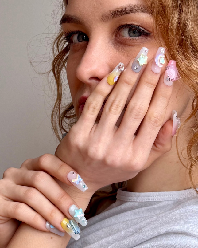 Jelly Charms Press On Nails