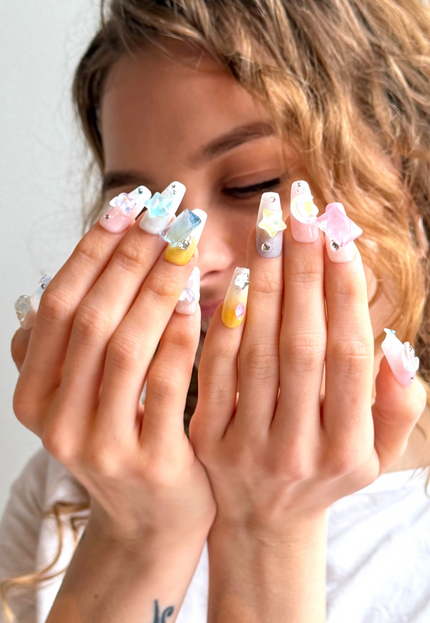 Jelly Charms Press On Nails