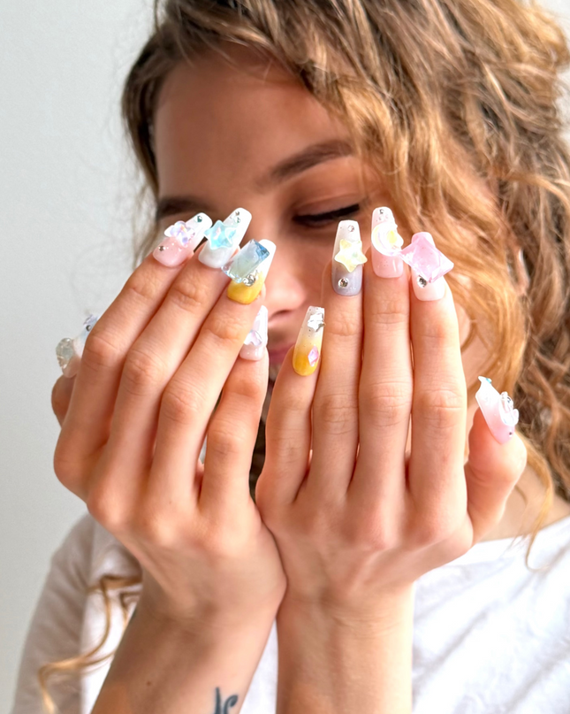 Jelly Charms Press On Nails