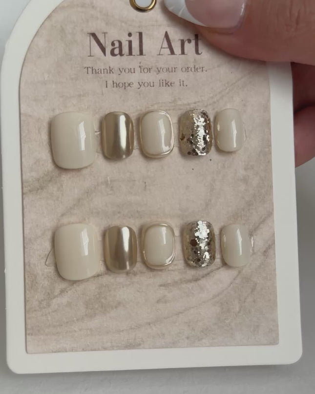 Gold Luxe Press On Nails