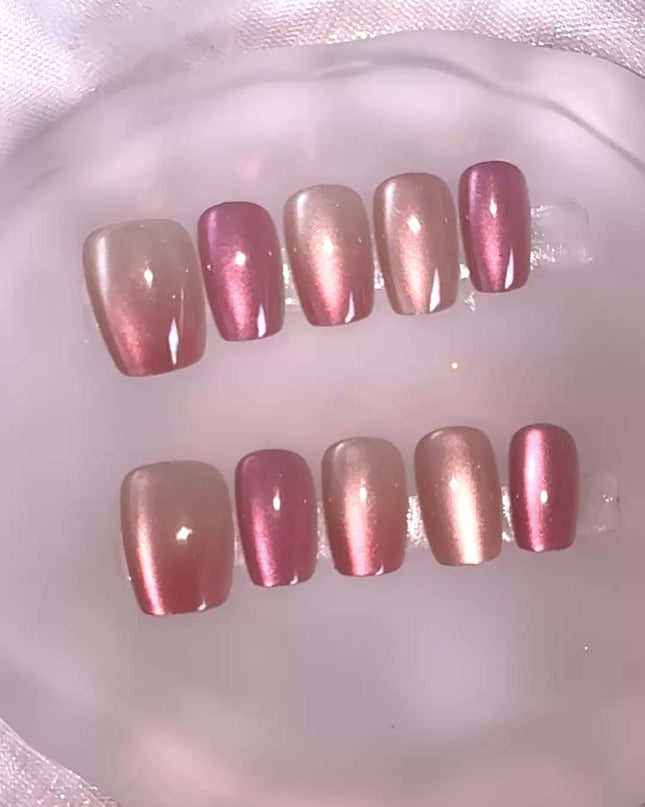 Pink Ombré Press on Nails