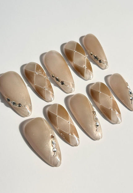 Glimmer Lines Press-On Nails