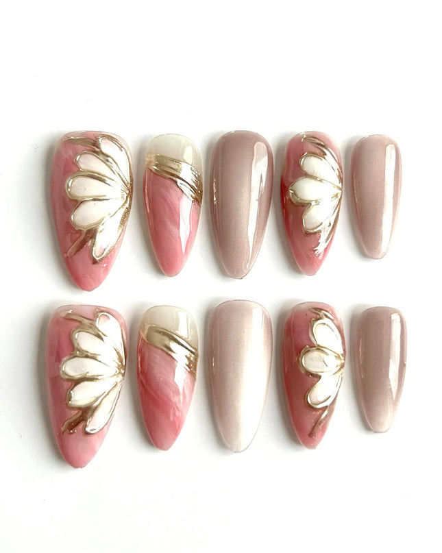 Petal Bloom Press-On Nails