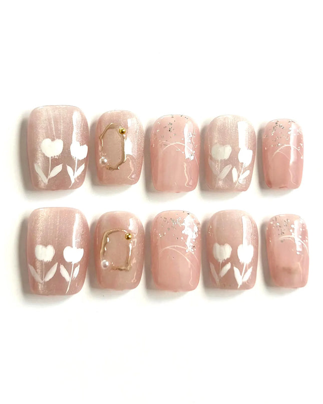 Blush Lily Press-On Nails