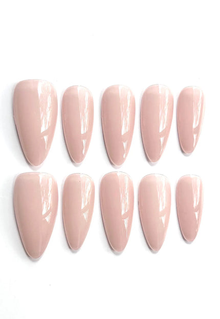 Nude Almond Press On Nails