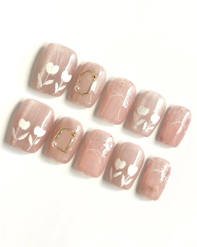 Blush Lily Press-On Nails