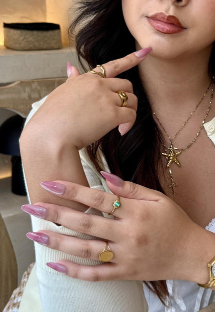 Pink Ombre Almond Press On Nails