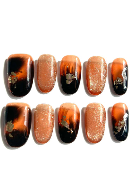 Molten Ember Press-On Nails