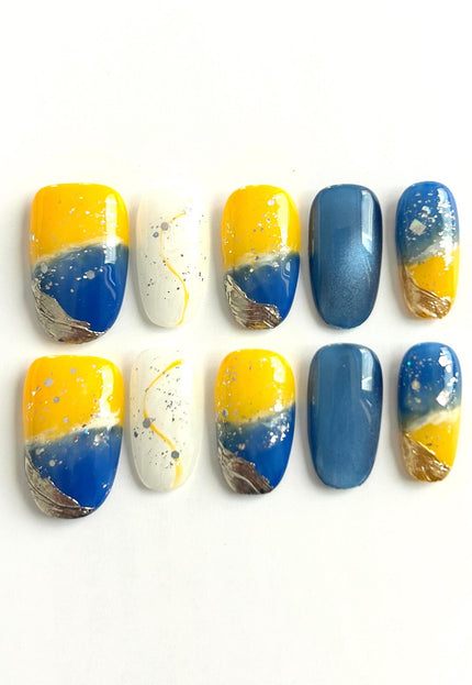 Golden Horizon Press-On Nails