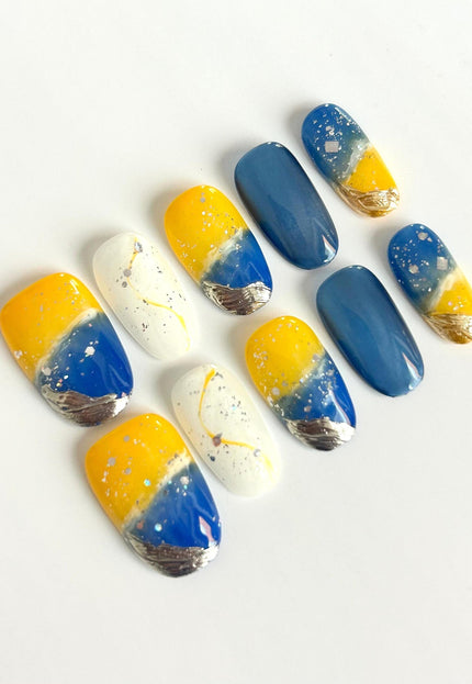 Golden Horizon Press-On Nails