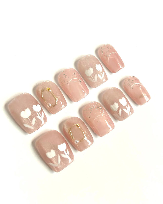 Blush Lily Press-On Nails
