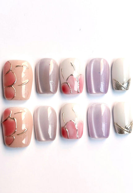 Petal Veil Press-On Nails