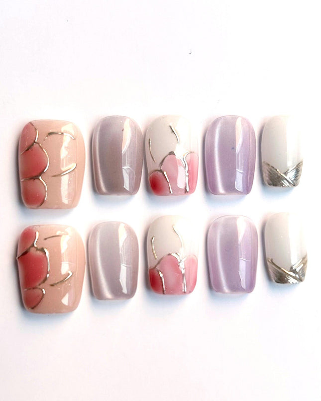 Petal Veil Press-On Nails