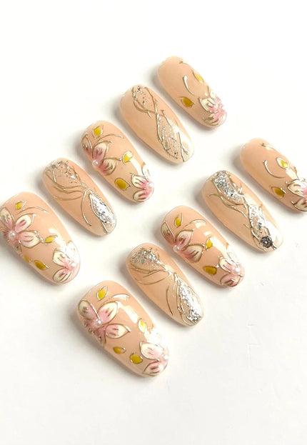 Petal Garden Press On Nails