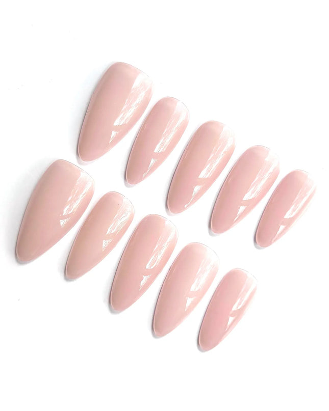 Nude Almond Press On Nails
