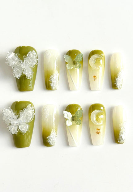 Butterfly 3D Press On Nails