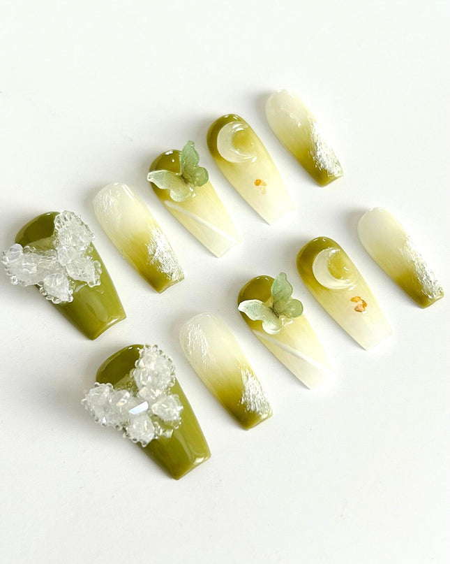 Butterfly 3D Press On Nails