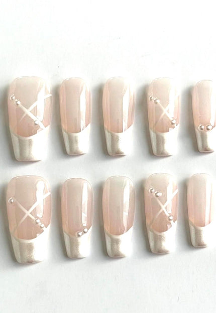 Ballet Slipper Press On Nails