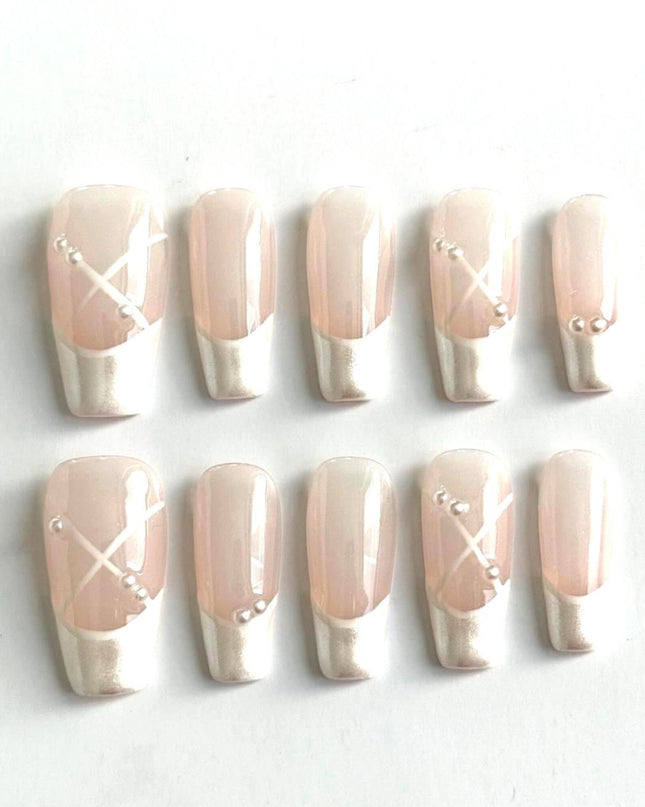 Ballet Slipper Press On Nails