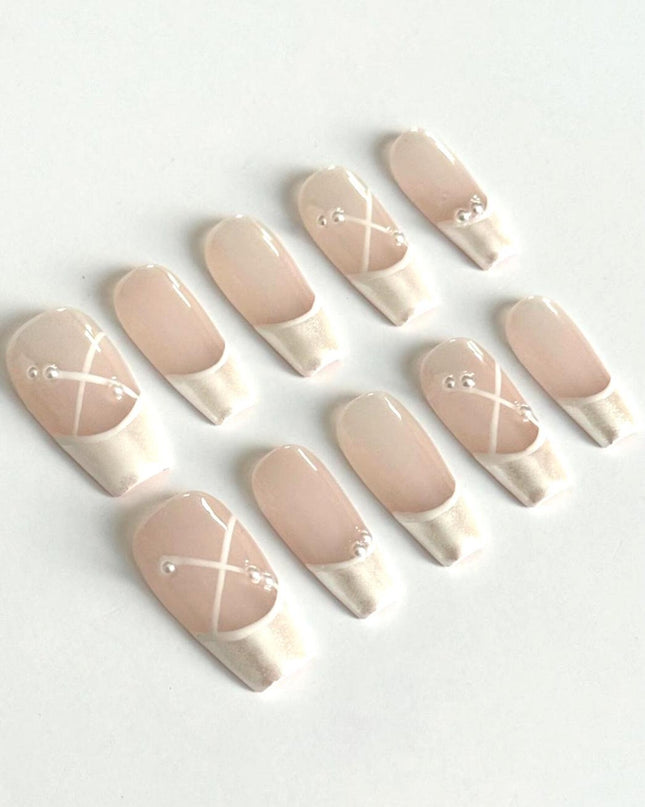 Ballet Slipper Press On Nails